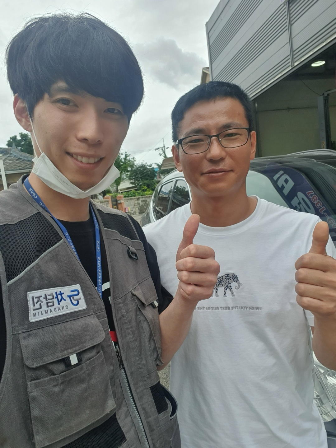 성남중고차 차품딜 고객님의 차량 상태 좋은 싼타페 중고 후기