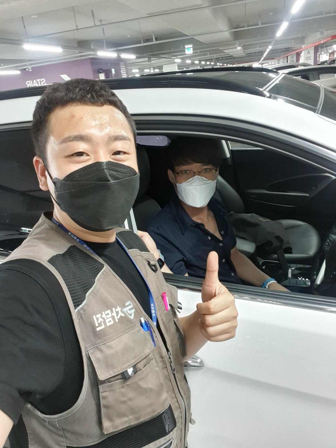 허위매물 피해 겪으셨던 고객님이 선택한 싼타페DM 중고 후기